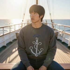 Sudadera Ancla de Alambre Original Anchor Crewneck | Diseño Digitalizado TodayTP