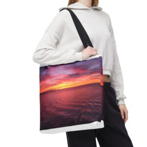 Bolso tote para amantes del océano, entusiastas de la playa y viajeros náuticos; diseño auténtico, ideal para regalo (fotografía de autor de TODAYTP).